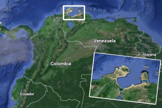 Detalle de la zona en disputa entre ambos países. /Google Maps