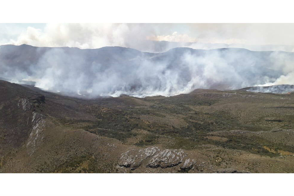 Incendio en Meta afecta la calidad del aire en Bogotá y Cundinamarca