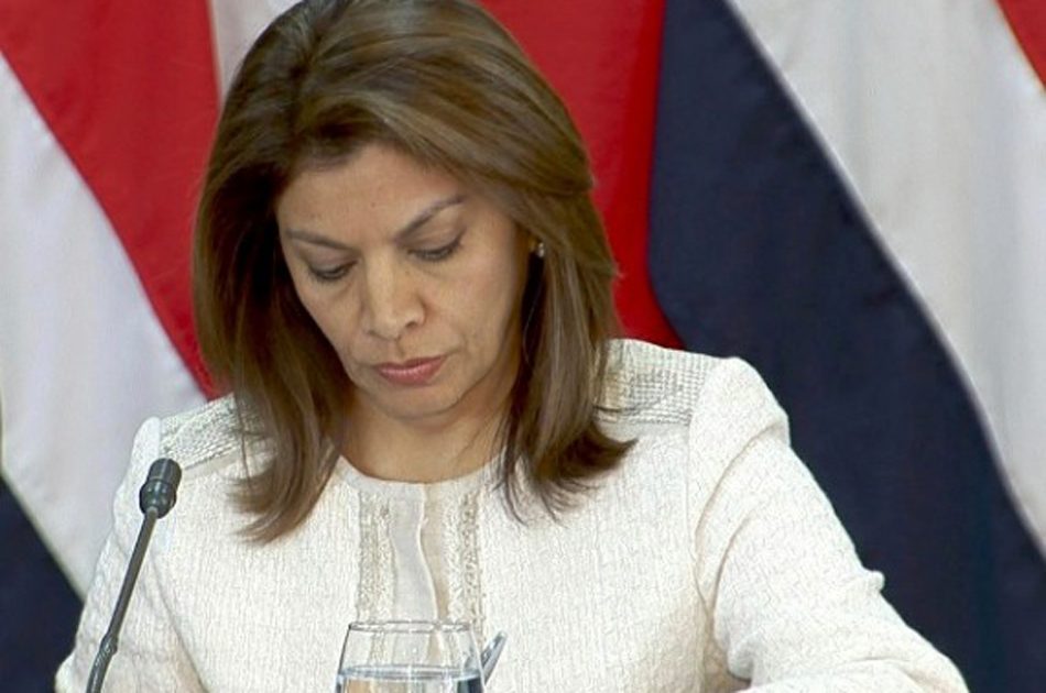 Sin elementos para señalar nexos de la presidenta de Costa Rica con ilícitos
