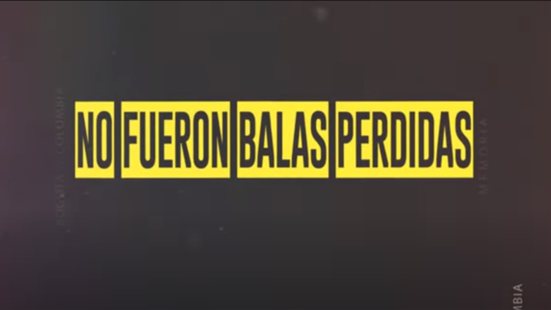 Conozca la serie sobre las víctimas a manos de la Policía que puede ver en YouTube