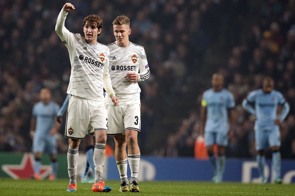 CSKA de Moscú venció y sorprendió al Manchester City
