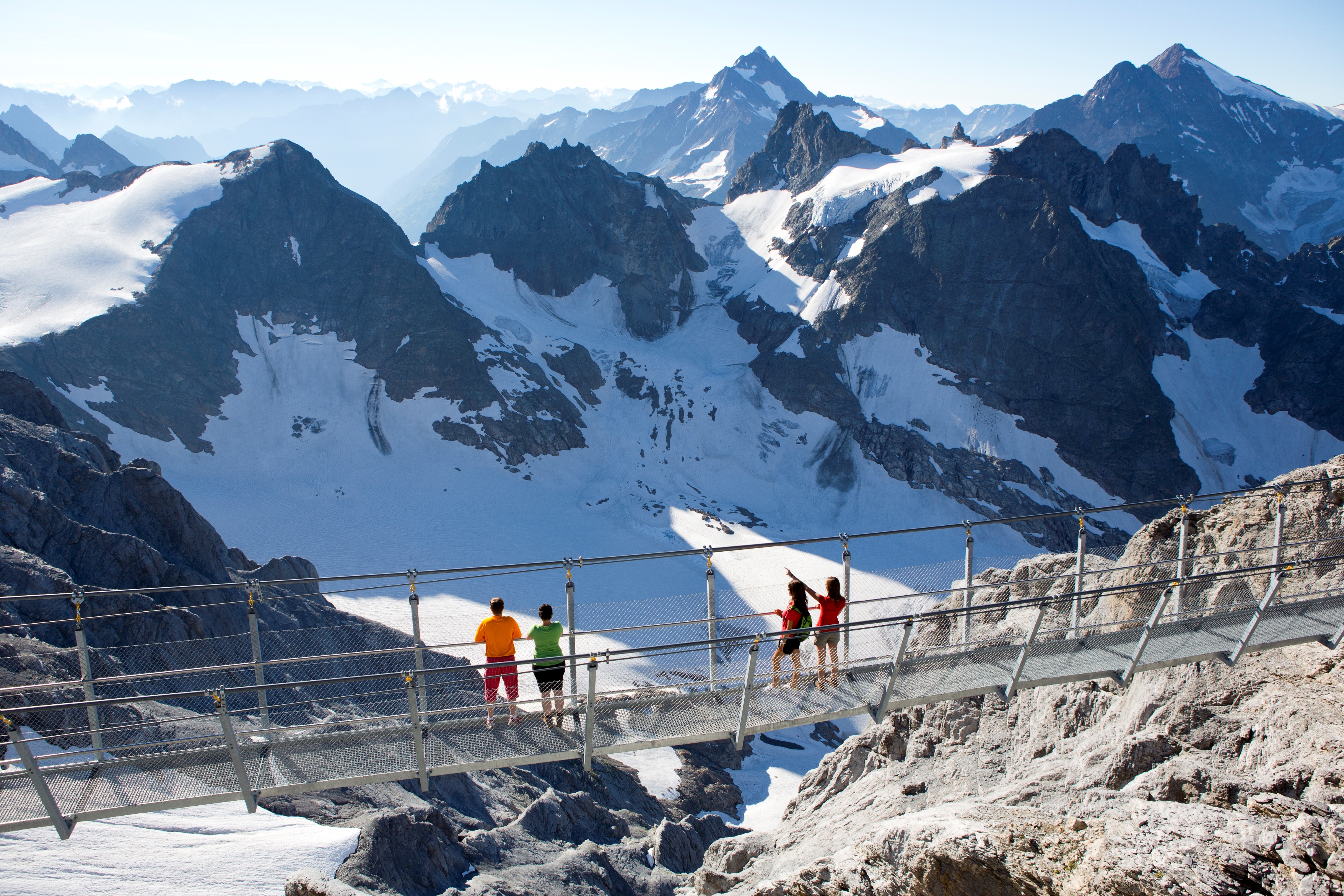 Turismo en Suiza, Engelberg, Titlis, puente colgante más alto de Europa