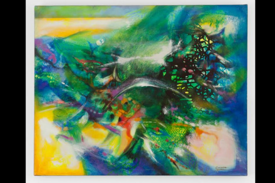 ‘Mimetismo’ (2012). 81 x 100 cm. Óleo sobre lienzo.