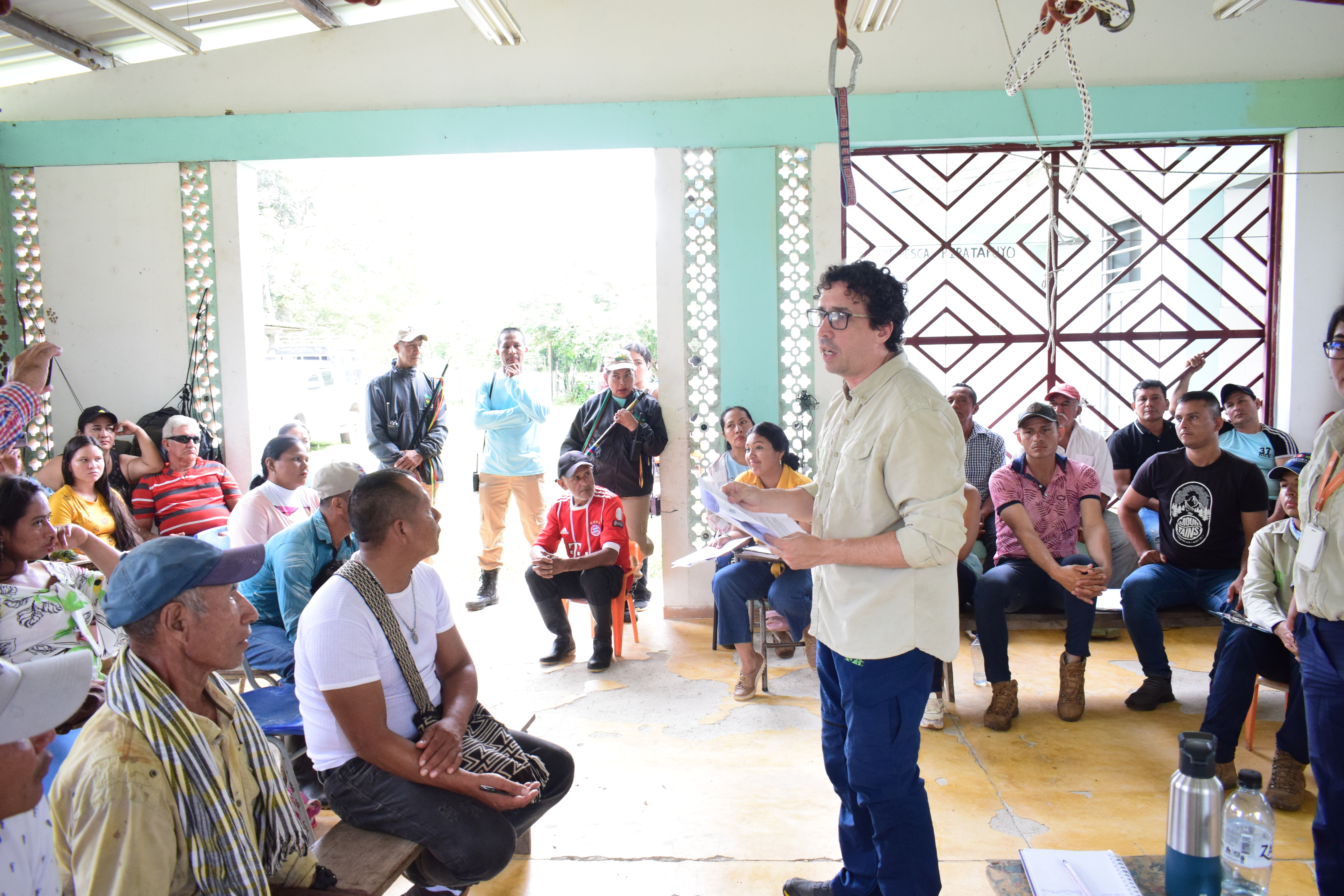 Comunidad del Resguardo Llanos del Yarí Yaguara ll en alianza con el Instituto Humboldt / Foto Julián Gómez Instituto Humboldt