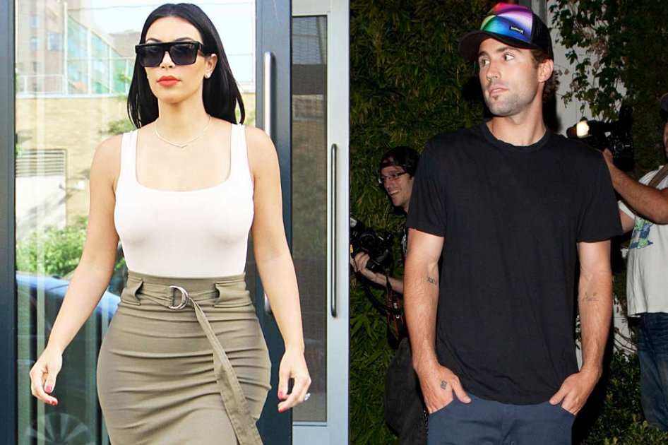 Kim Kardashian y Brody Jenner.