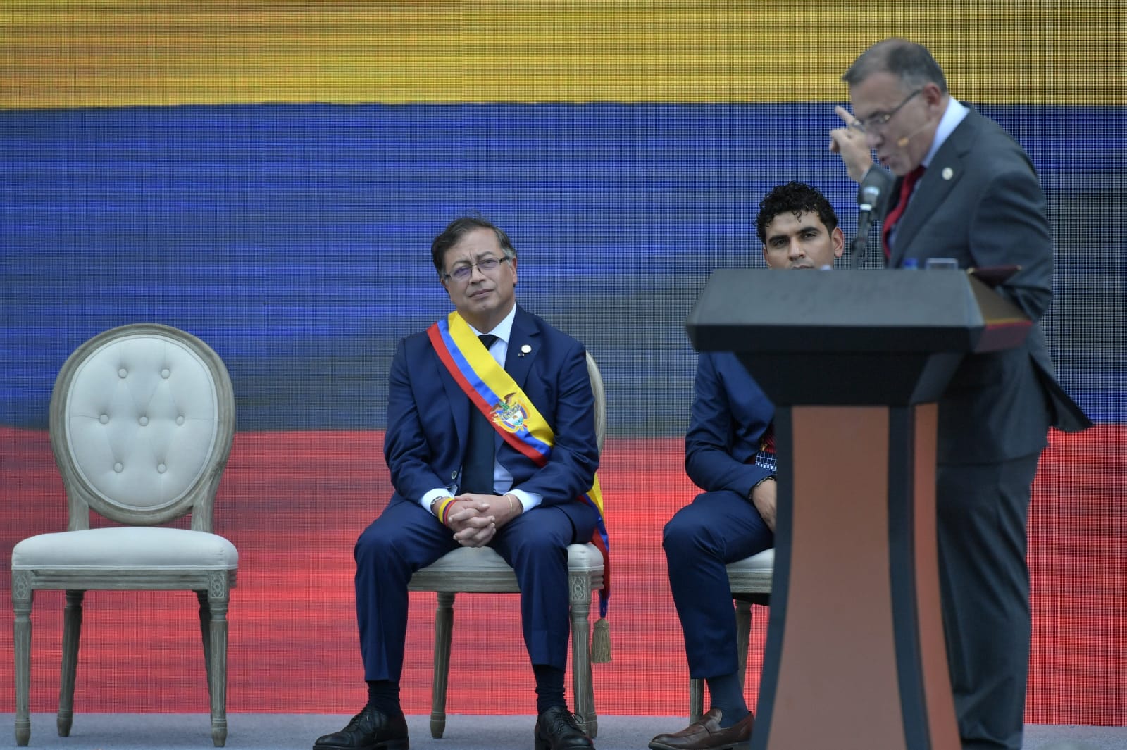 Durante cerca de veinte minutos, el senador Roy Barreras, dio su discurso como presidente de esa corporación.