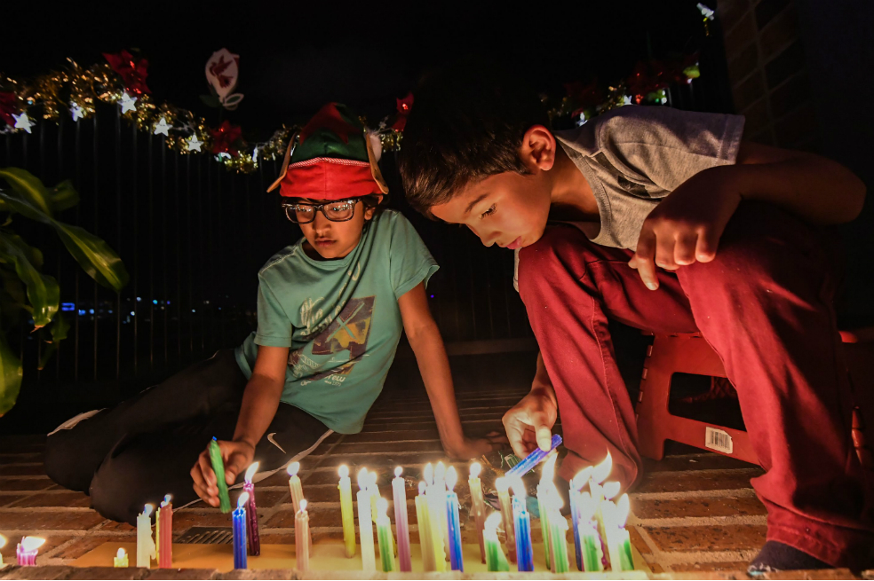 En imágenes: así celebran los colombianos el inicio de la Navidad