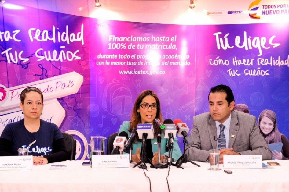 Gobierno anuncia 80.000 créditos de Icetex para financiar hasta 100% la matrícula