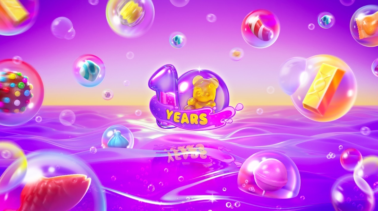 Candy Crush Soda Saga celebra su 10º aniversario con eventos exclusivos