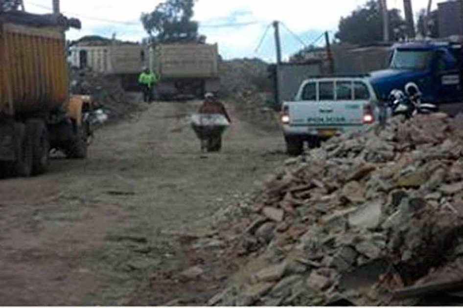 Capturan a siete personas por botar escombros en el norte de Bogotá