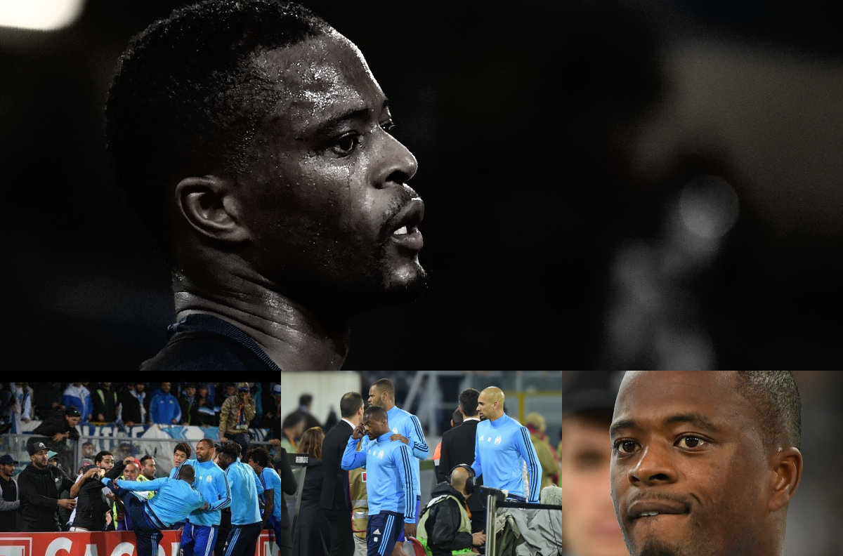 El Marsella le rescindió el contrato a Patrice Evra por agredir a un aficionado del club