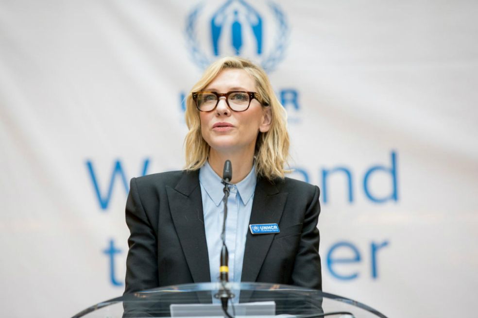 Cate Blanchett se declara “sacudida y enriquecida” en su trabajo con los refugiados