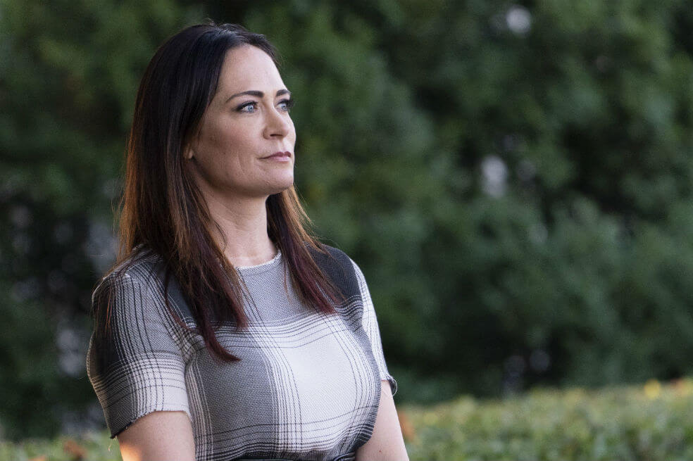Grisham, una feroz defensora de Melania Trump, es la nueva voz de la Casa Blanca