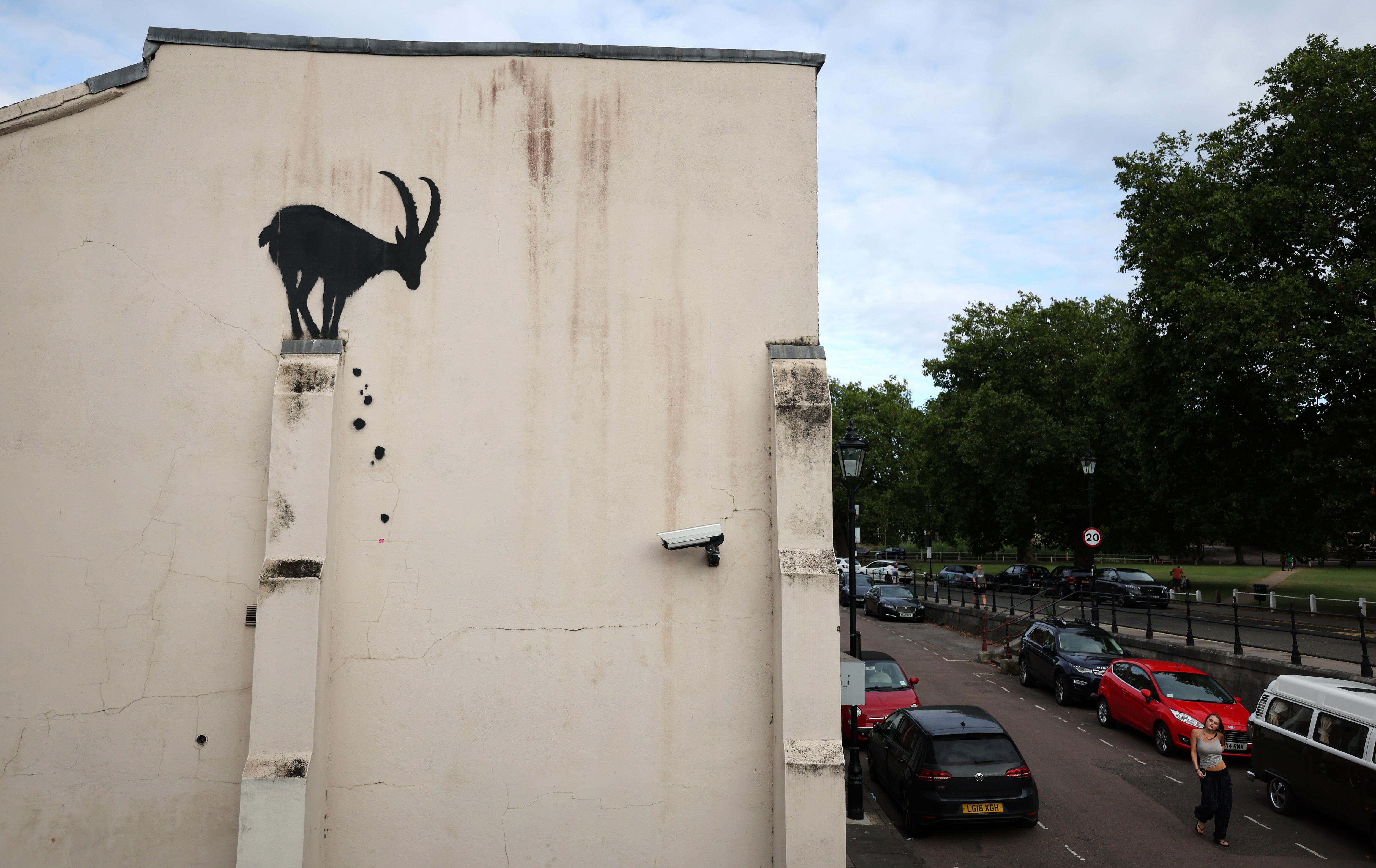Banksy confirma la autoría de una nueva obra de arte en un edificio al suroeste de Londres