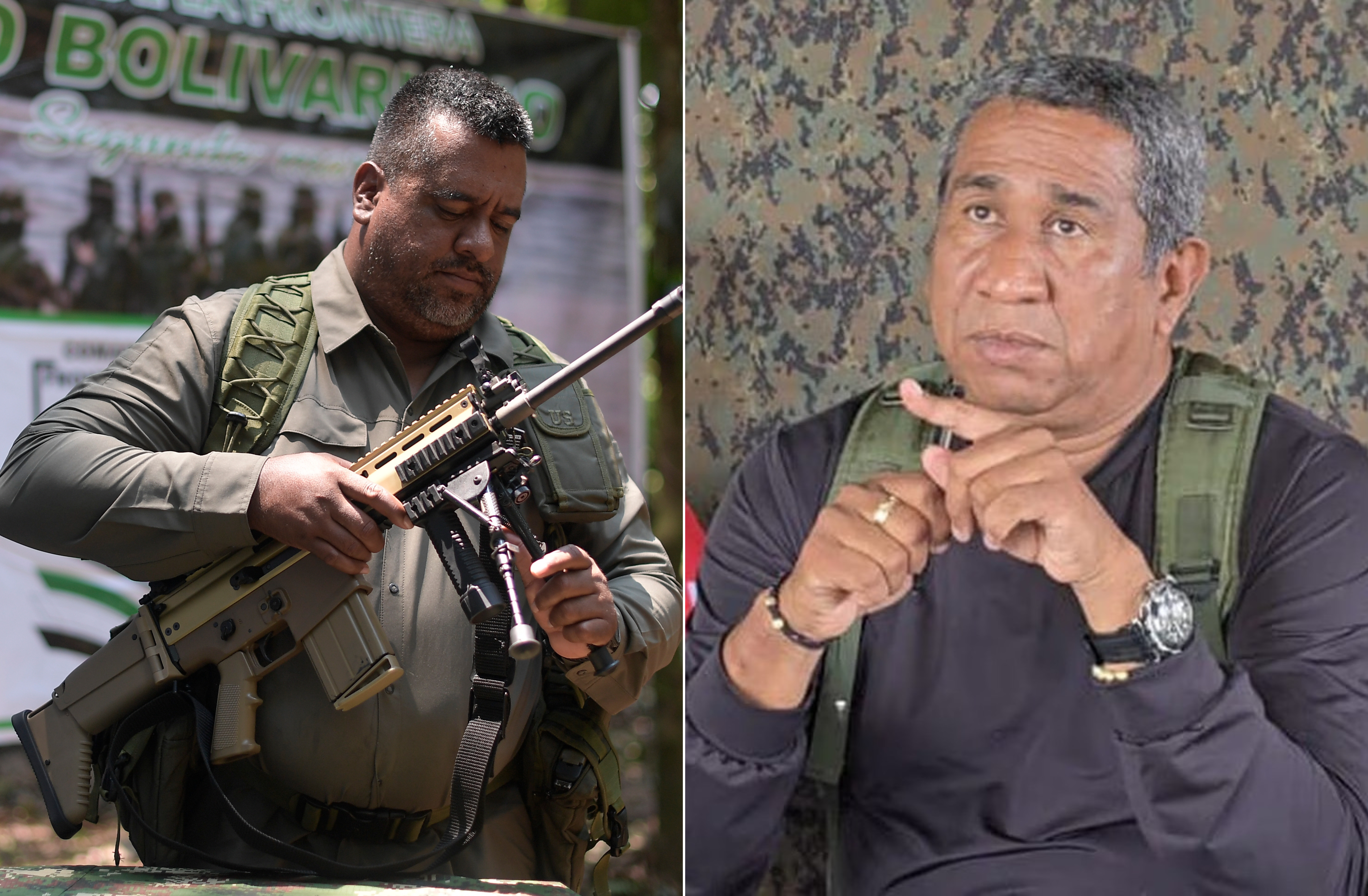 Giovanni Rojas (Araña), líder de los Comandos de Frontera, y Gabriel Yepes (HH), jefe de Comuneros del Sur, están pedidos en extradición.