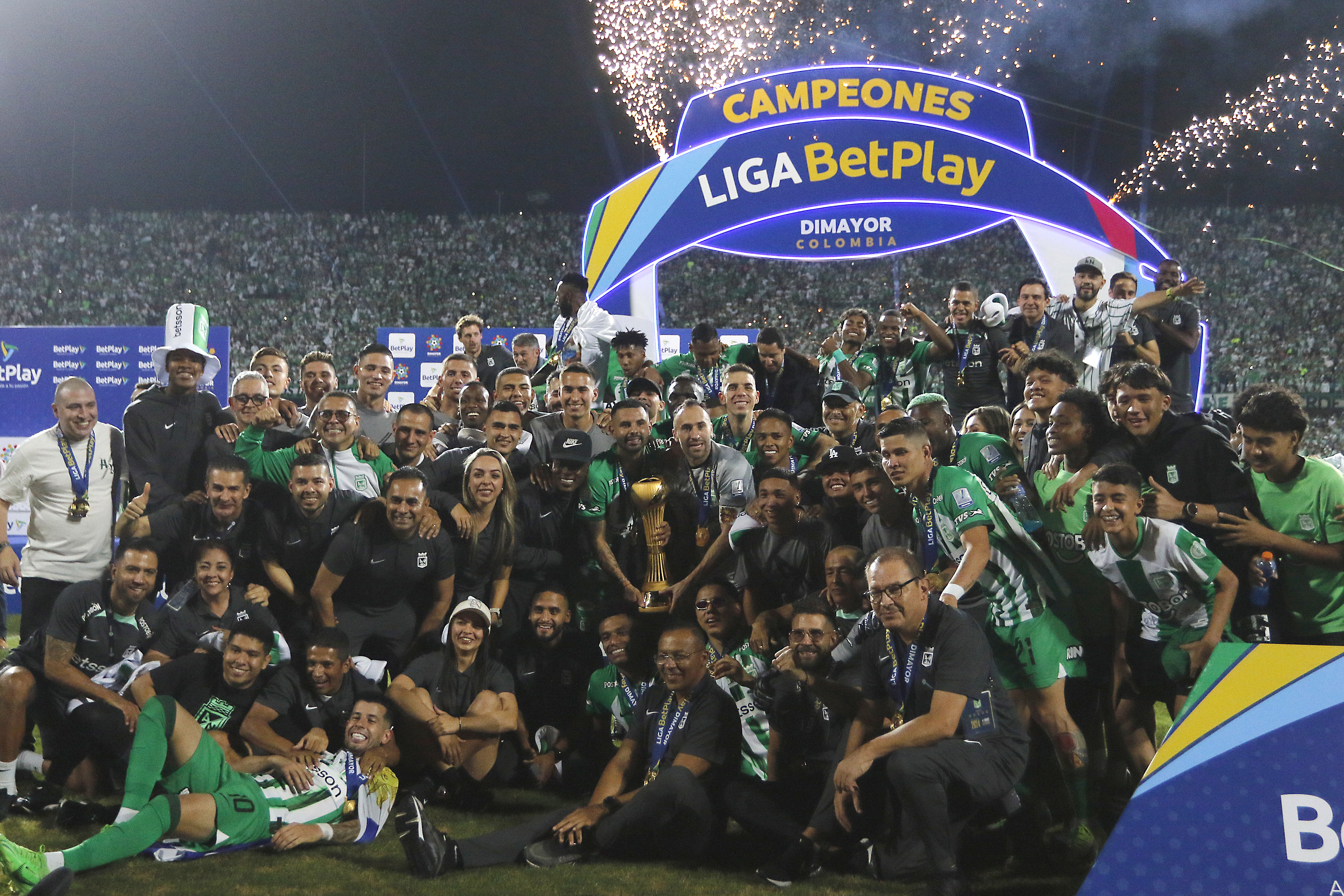 Los 18 equipos de Atlético Nacional que han sido campeones de la liga colombiana