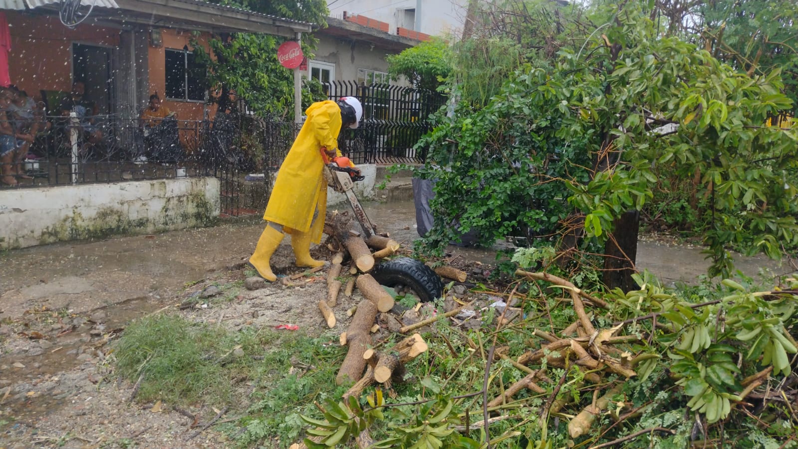 Tormenta Franklin provoca emergencias en Cartagena