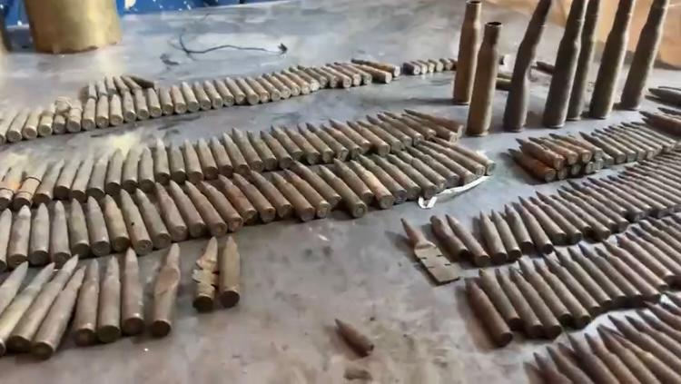 Hallan armamento de guerra en una bodega de reciclaje en Ciudad Bolívar