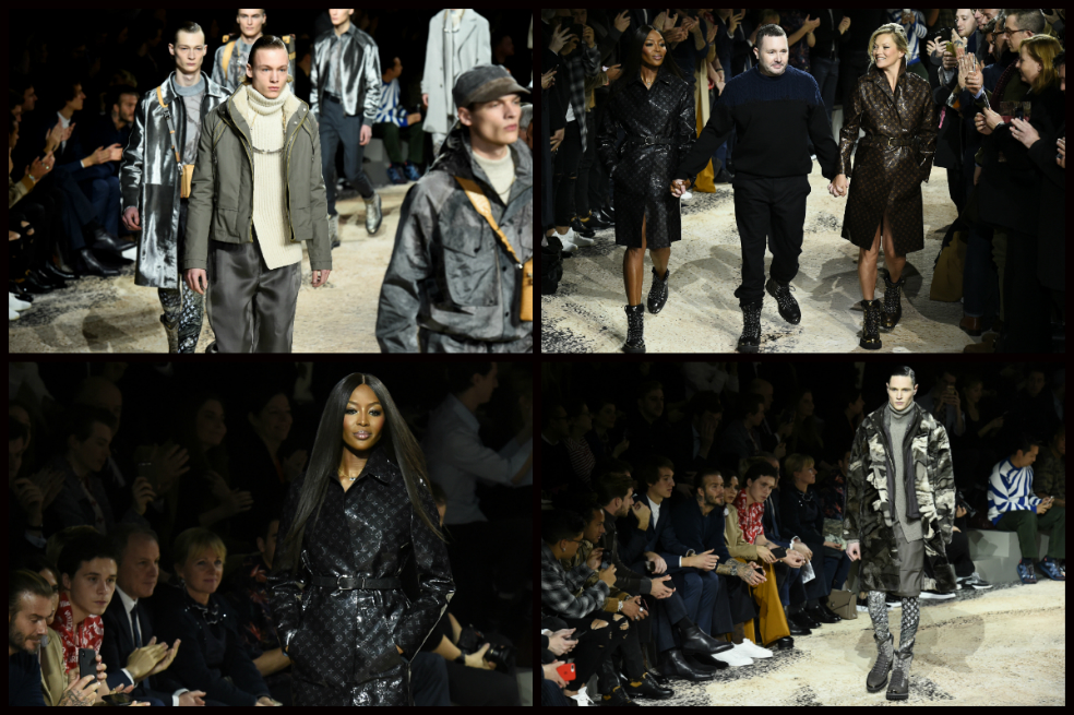 En fotos: Kate Moss y Naomi Campbell en la pasarela masculina de Louis Vuitton de París