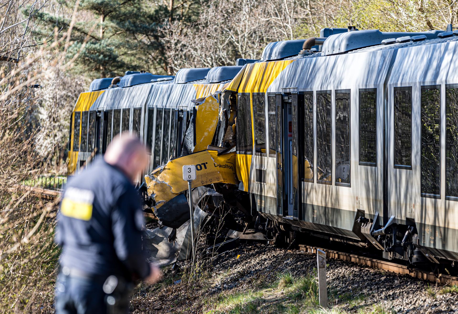 Choque de trenes en Dinamarca deja 18 heridos: qué pasó y posibles causas