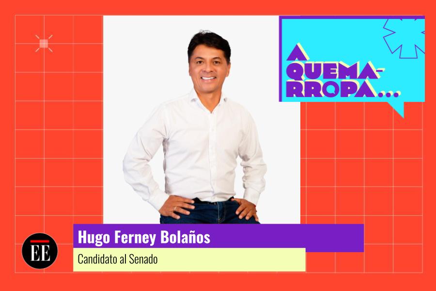 A Quemarropa con Hugo Bolaños, candidato al Senado por el Centro Democrático