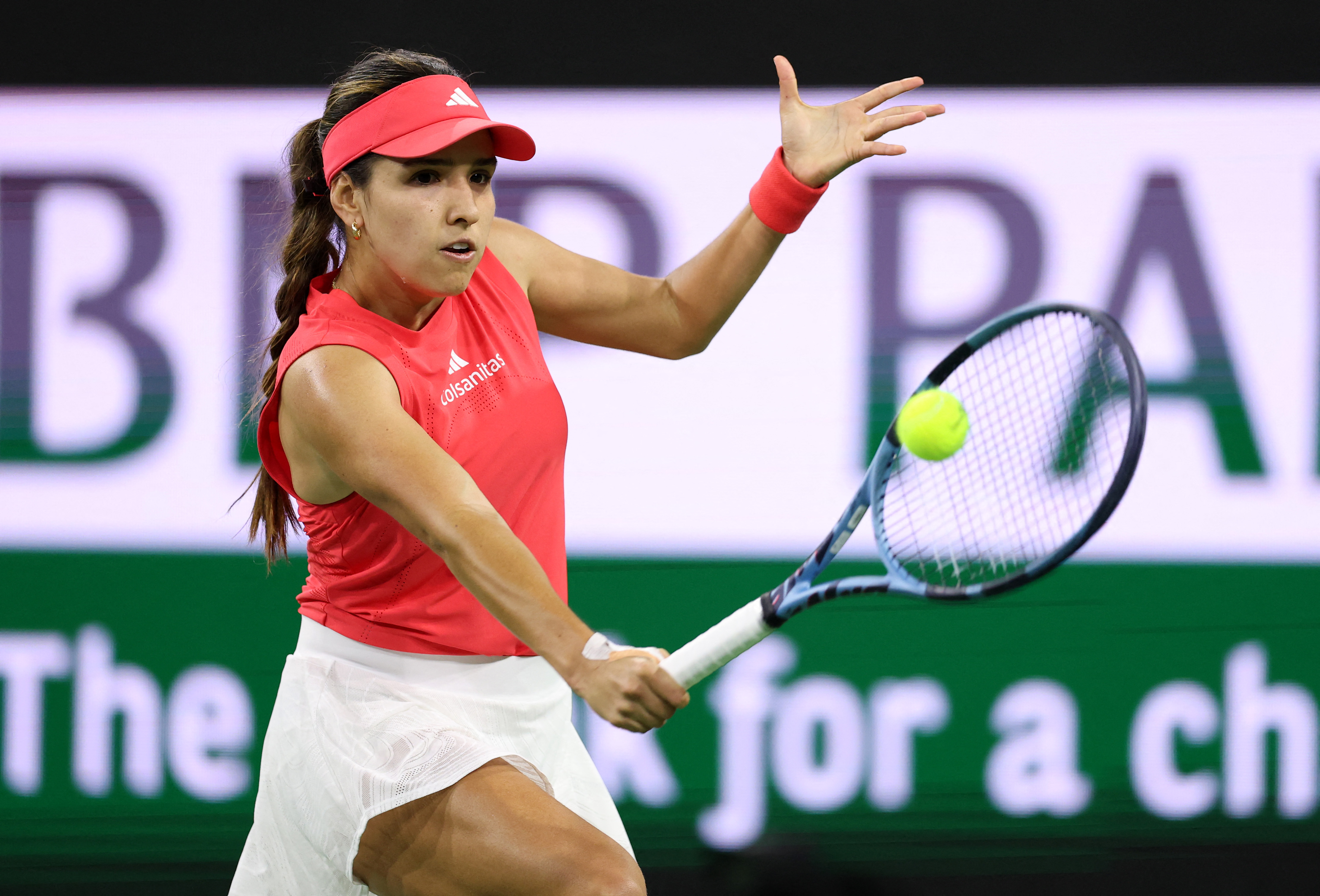 Camila Osorio quedó eliminada de Indian Wells tras caer con Clara Tauson
