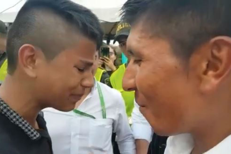 Nairo Quintana durante el evento en Villavicencio.