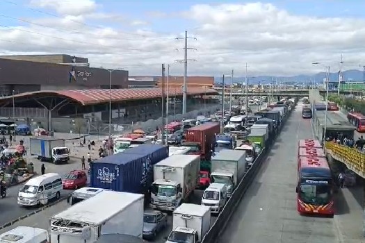 Movilidad hoy: monumentales trancones en Autopista sur a su paso por Soacha