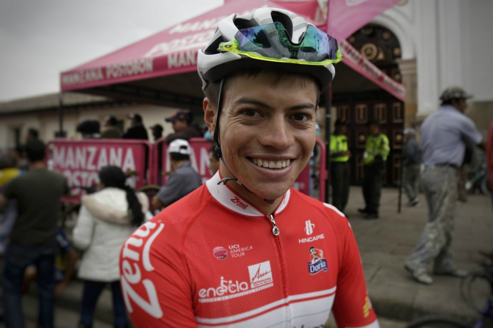 Cristian Muñoz, el ciclista colombiano con biotipo europeo