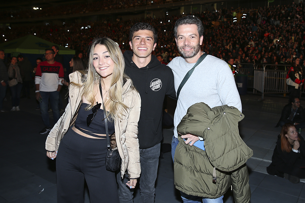 Manuela Rocha, Juan Pablo rocha, Ivan lalinde Coldplay