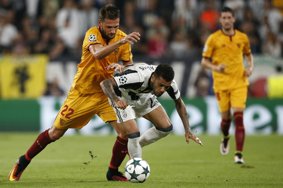 Juventus empezó la Champions cediendo puntos en casa: igualó 0-0 con Sevilla