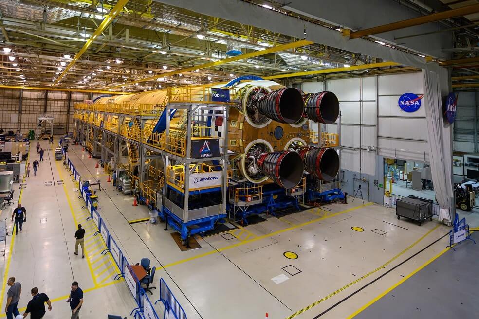 Así es el núcleo del cohete con el que la NASA planea volver a la Luna