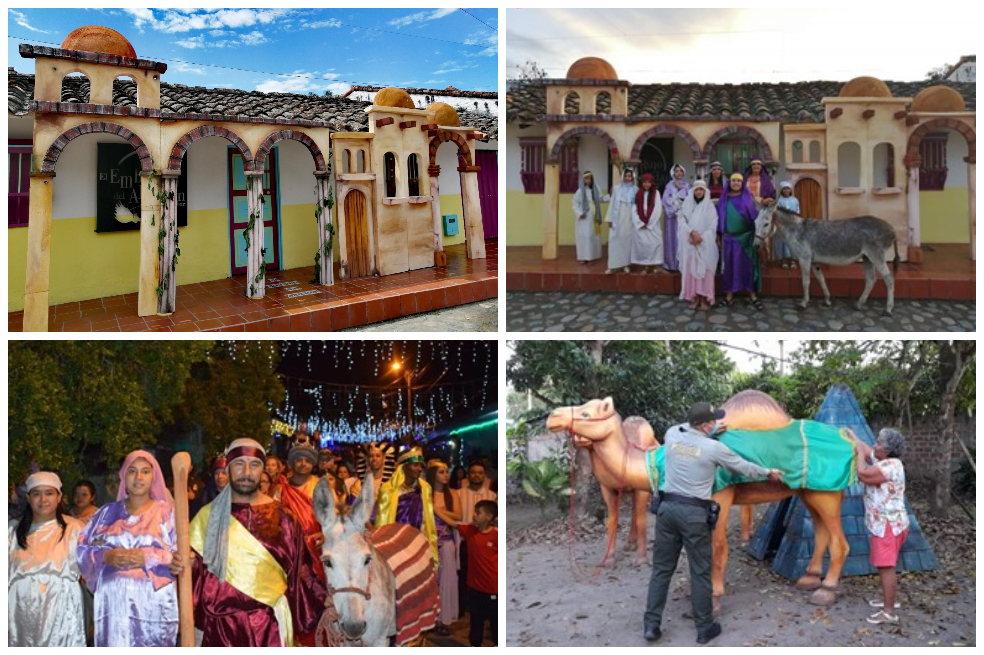 Pesebre humano en Huila, un atractivo turístico para disfrutar Navidad en familia