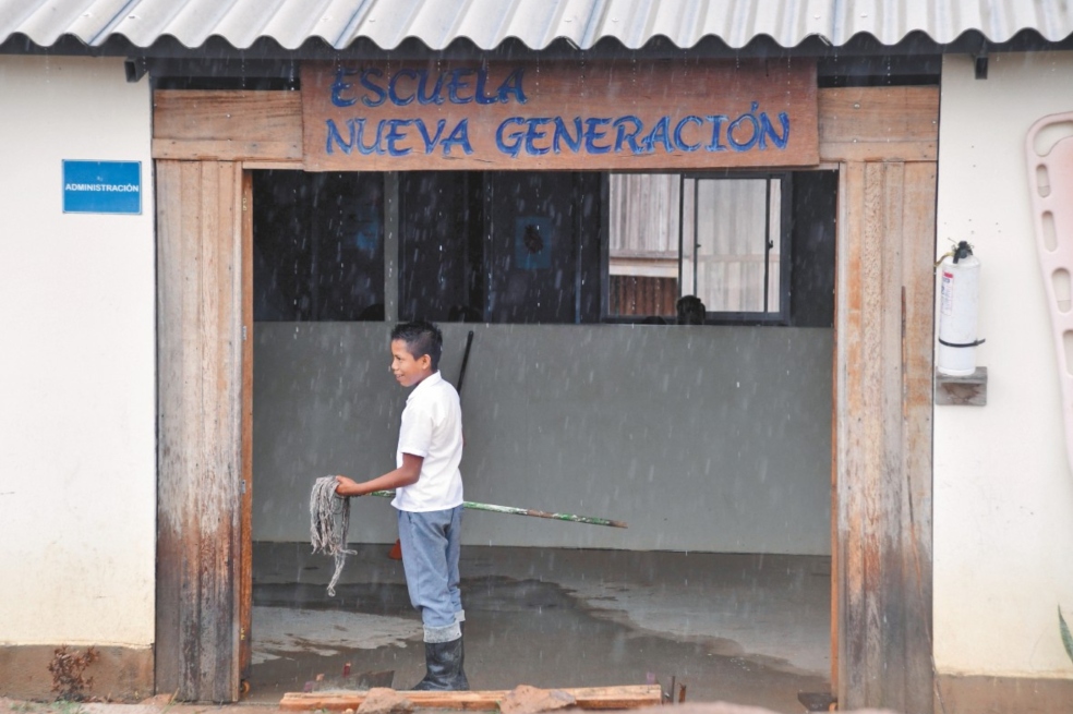 36 niños están estudiando la primaria y se ven afectados por la falta de energía. / Óscar Pérez - El Espectador.