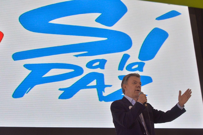 El presidente Juan Manuel Santos en Medellín. / Presidencia