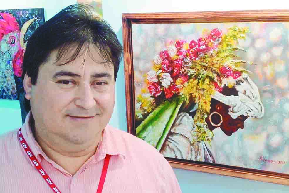 Ovidio Álvarez, el único colombiano invitado al International Artist Grand Prize Competition en Taipéi (China). /Cortesía