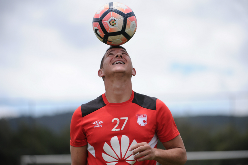 Daniel Buitrago, de vendedor de El Hueco a futbolista de Santa Fe