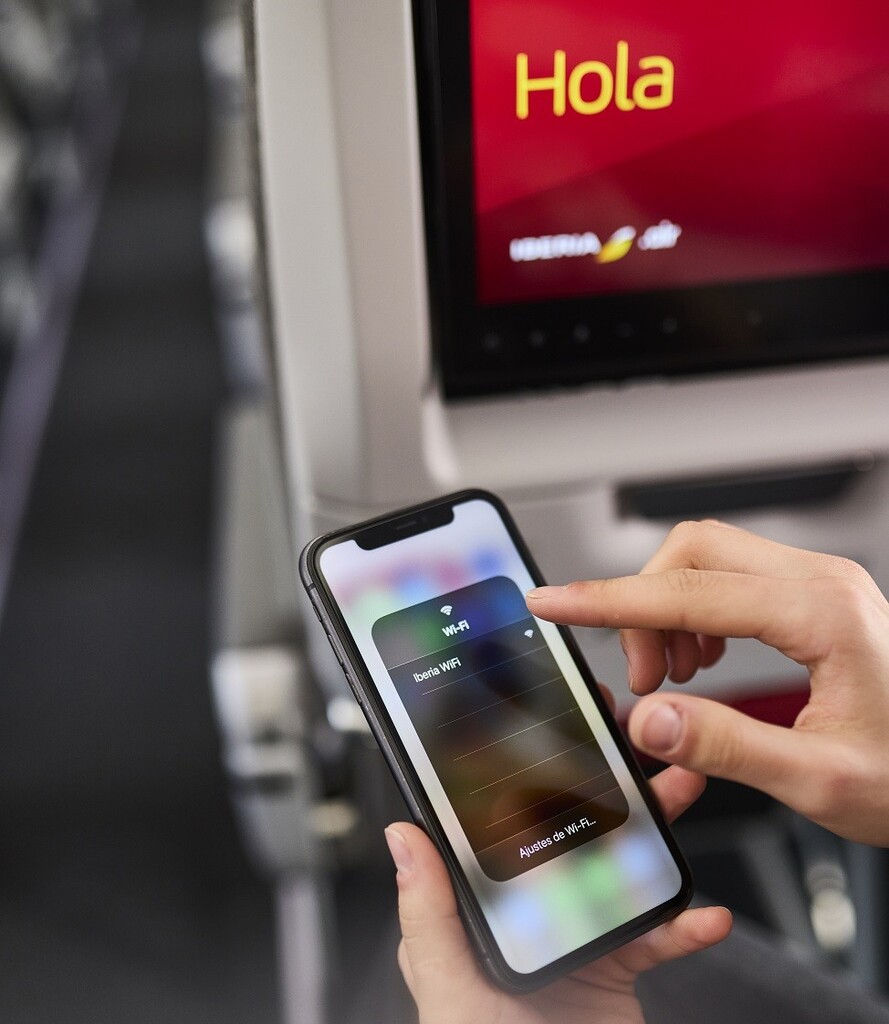 Iberia ofrecerá WiFi gratuito de alta velocidad en todos sus vuelos, gracias al acuerdo con Starlink, para todas las cabinas.