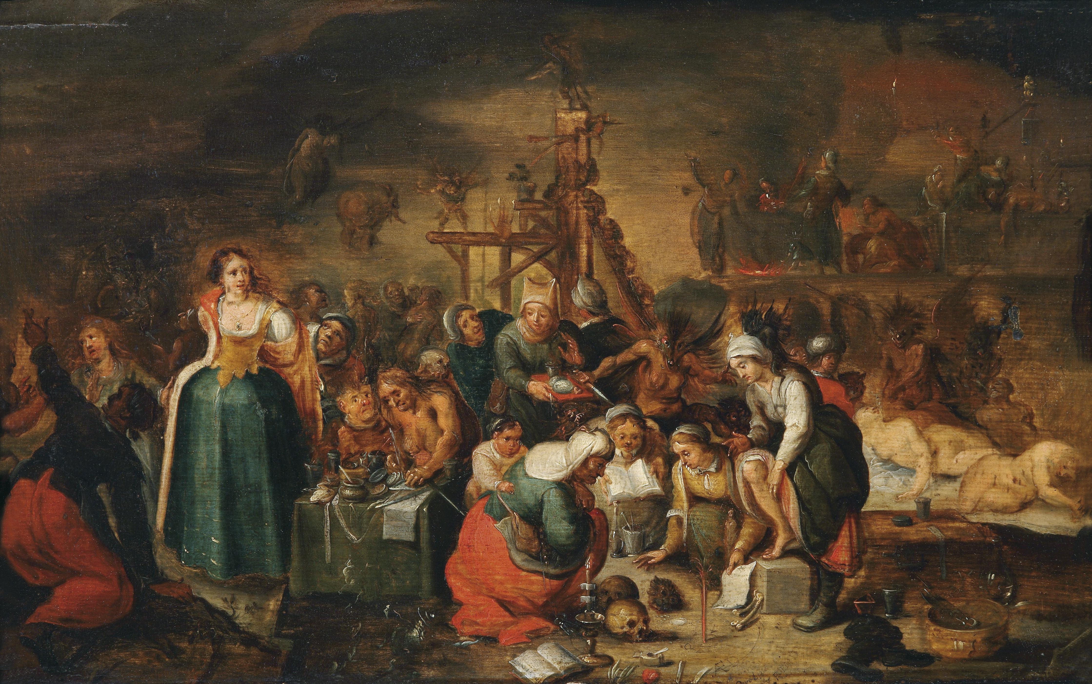 "Hexenküche" de Frans Francken el JOven (siglo XVII).