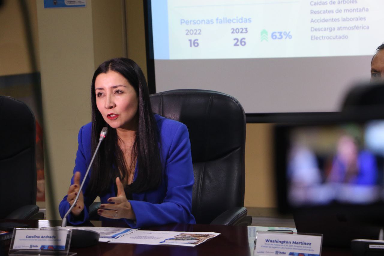 “El Estado está ciego, no puede anticiparse”: secretaria de Seguridad de Quito
