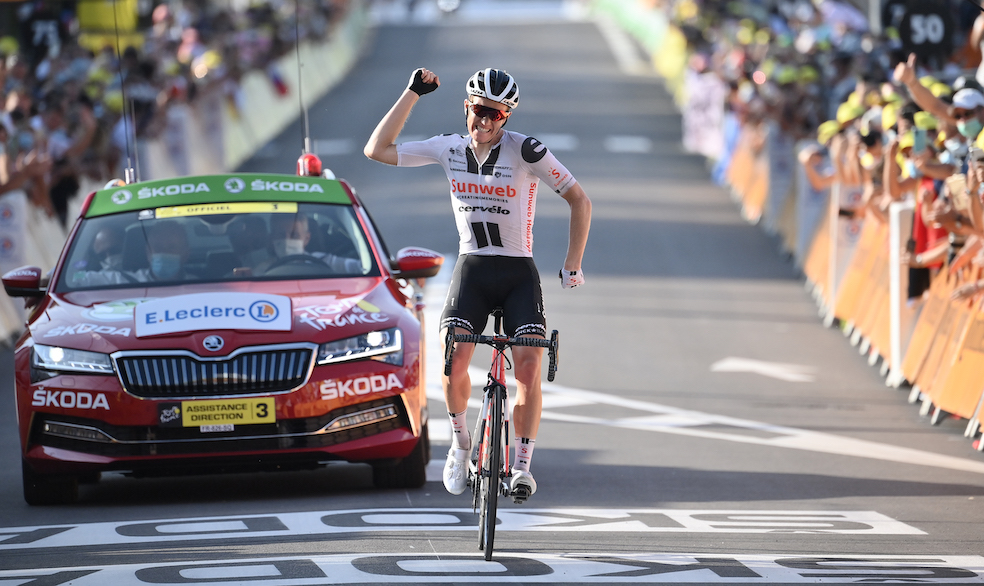 Kragh Andersen también se impuso en la etapa 14 del Tour de Francia 2020.