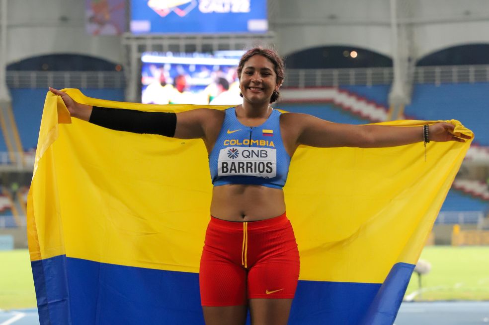 Valentina Barrios, atleta colombiana