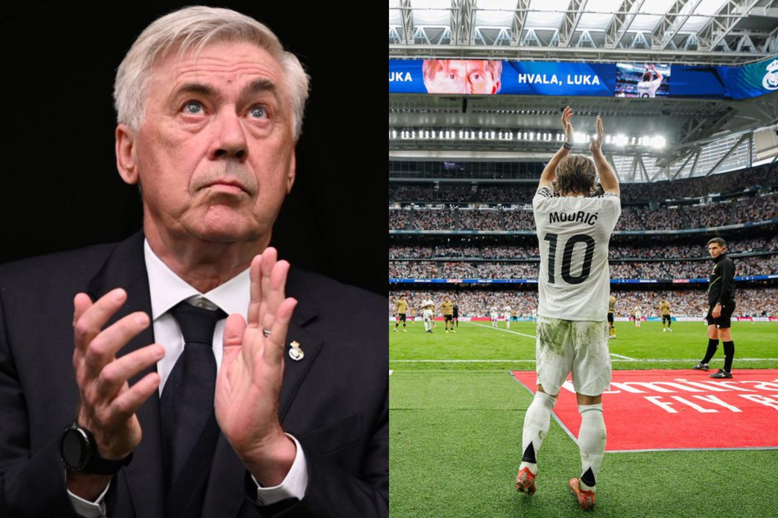 Así se despidieron Carlo Ancelotti y Luka Modric de Real Madrid.
