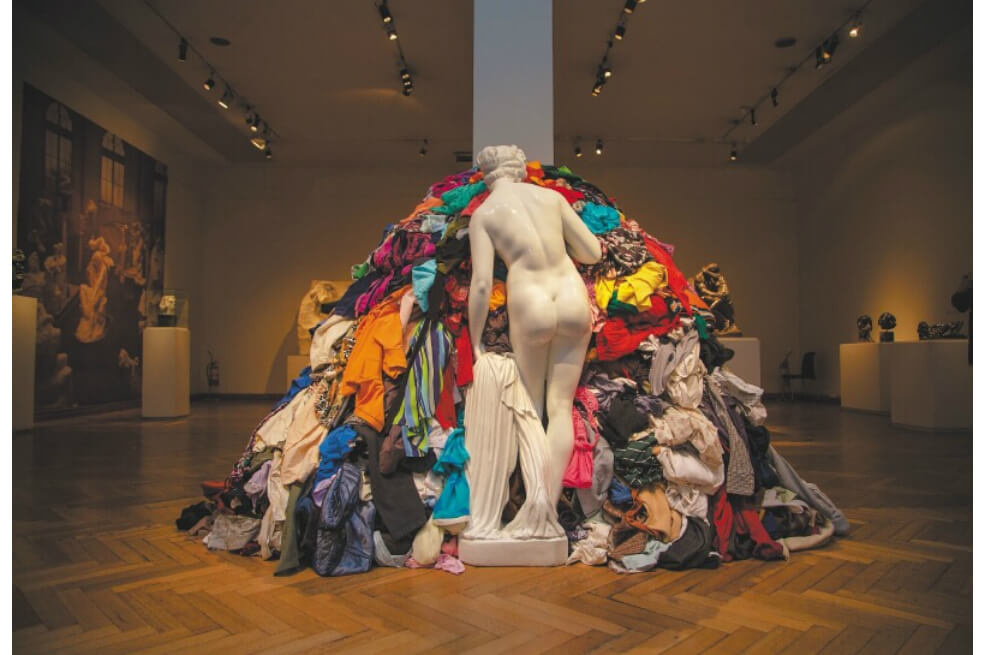 La “Venus de los trapos”, ubicada en el Museo Nacional de Bellas Artes de Buenos Aires, fue creada en 1967. / Cortesía Bienalsur