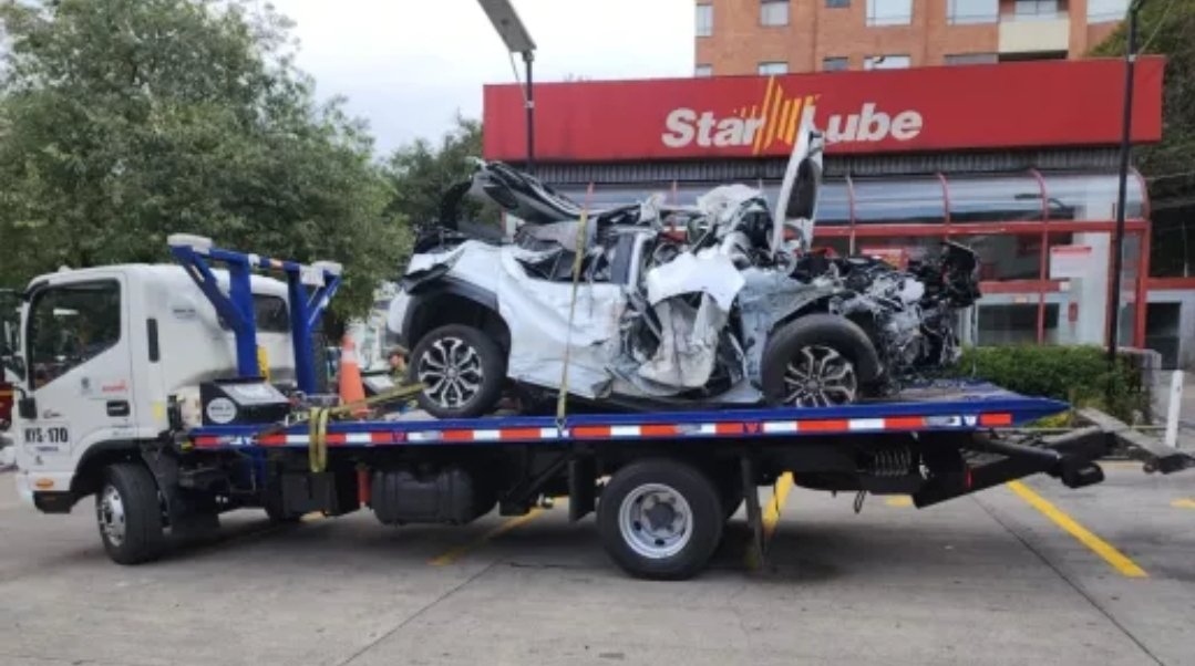Grave accidente de tránsito en el norte de Bogotá deja una persona fallecida