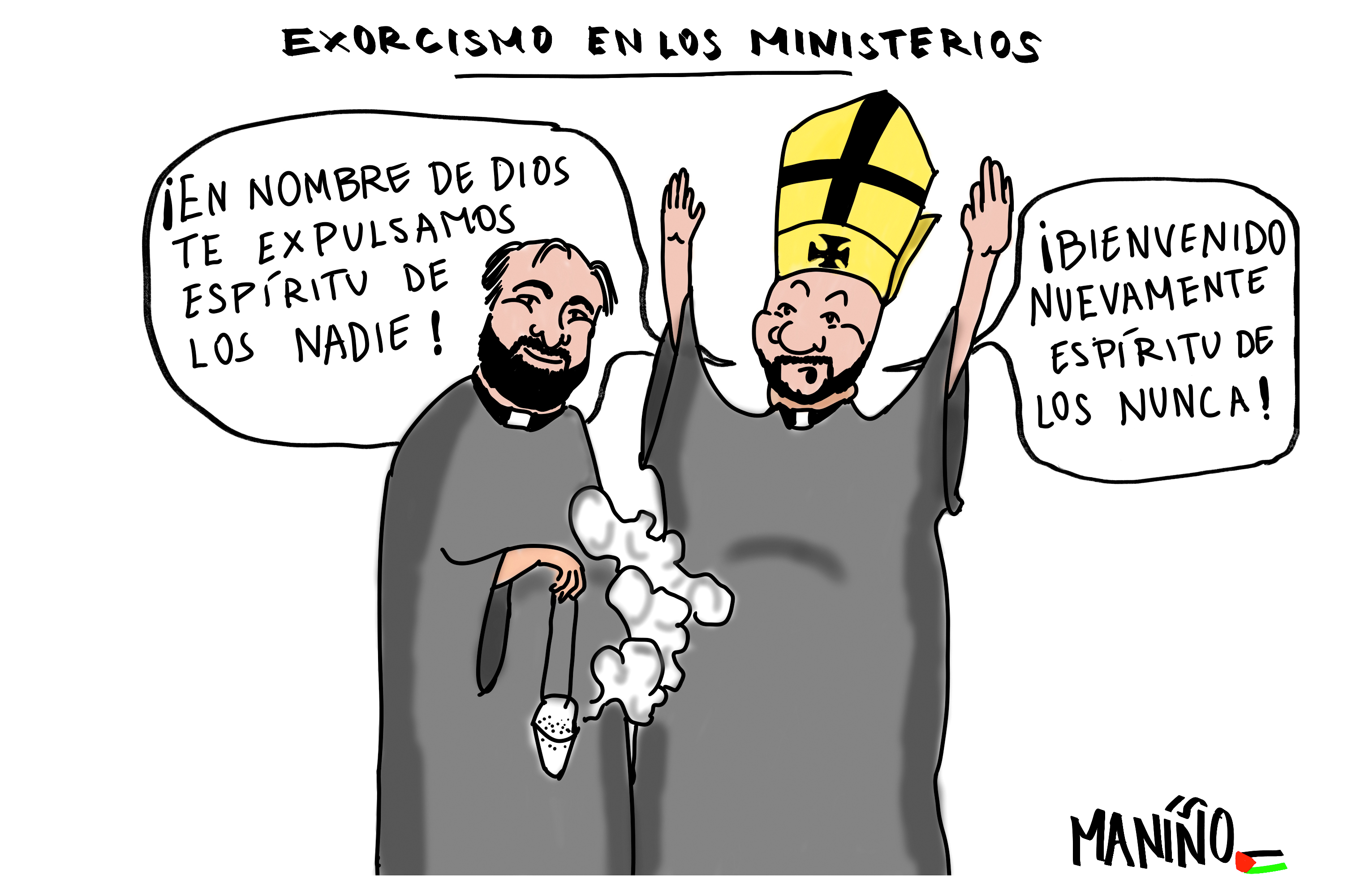 Exorcismo en los ministerios