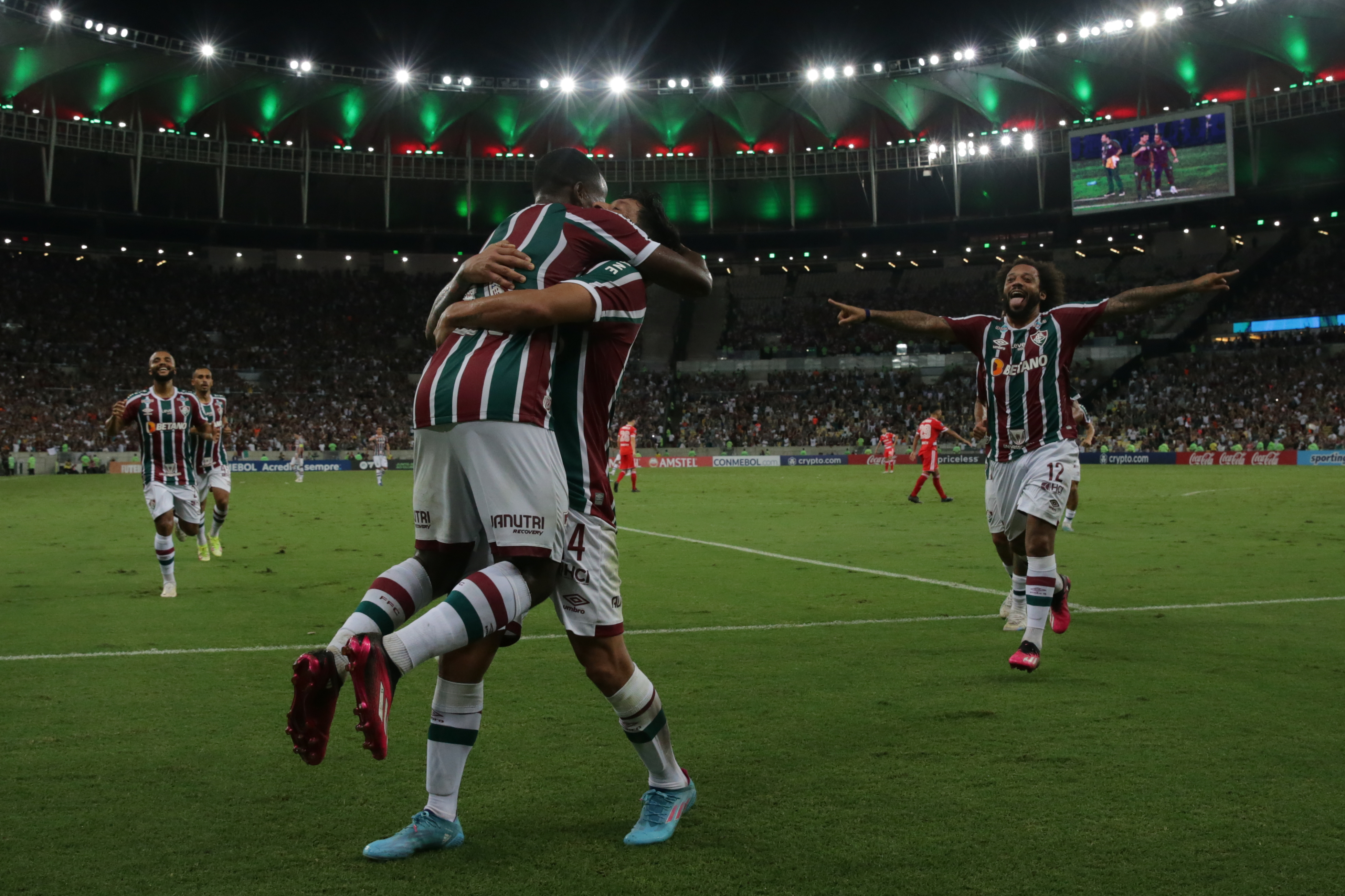 Germán Cano, y Jhon Arias, figuras en goleada de Fluminense sobre River Plate