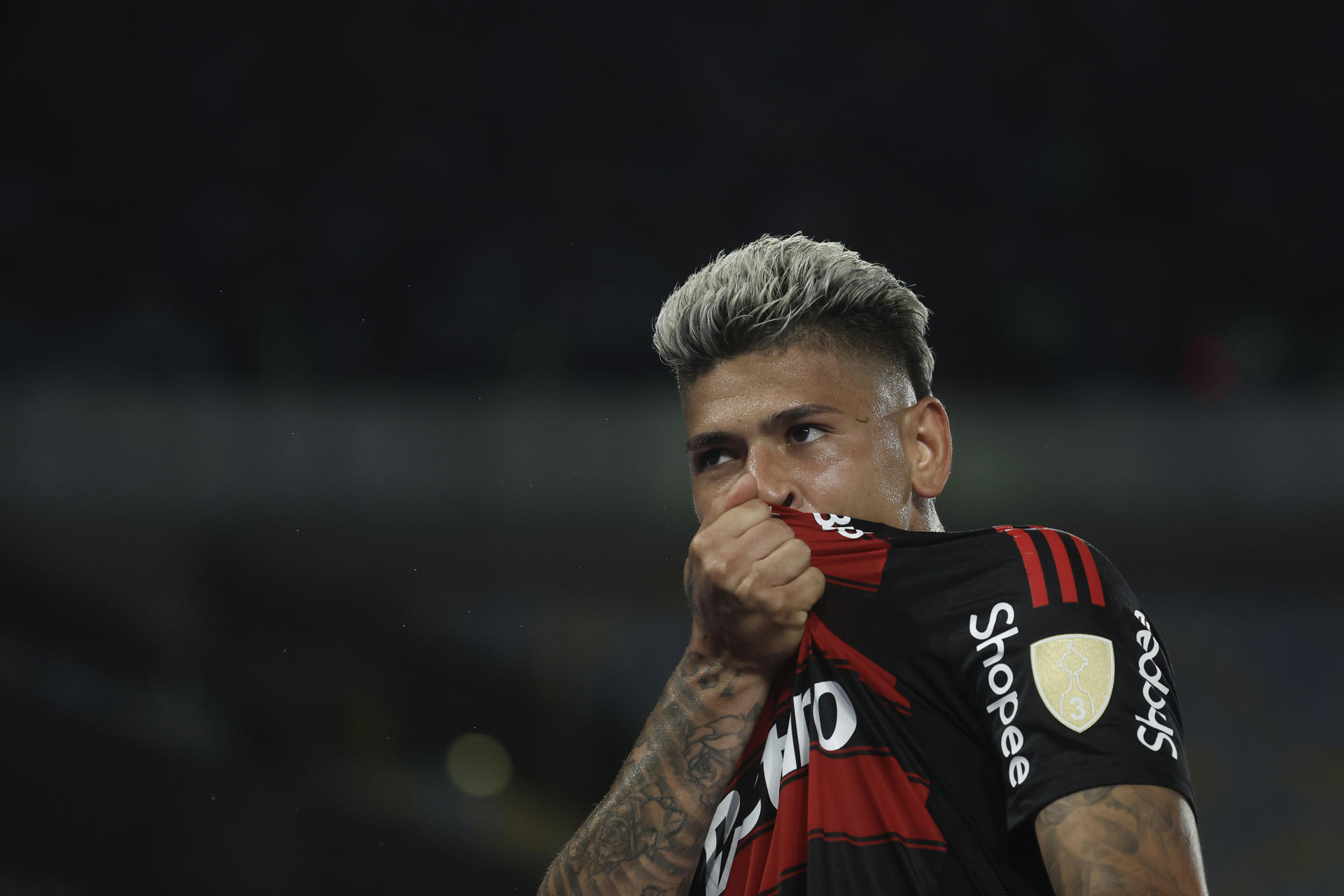 Jorge Carrascal le dio la ventaja a Flamengo frente a Racing en Libertadores (video)