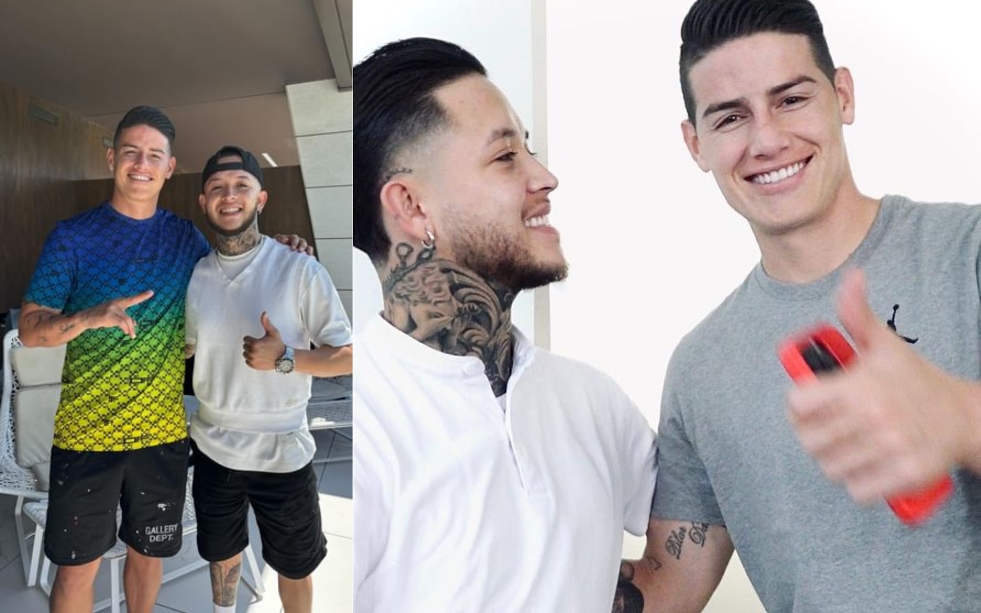 De Fusagasugá para el mundo: él es el barbero colombiano de James Rodríguez en Madrid
