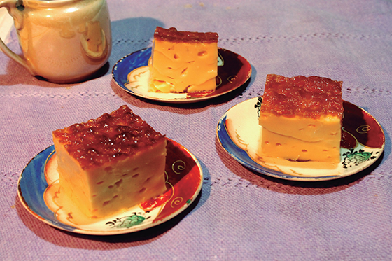 Leche asada con panela
